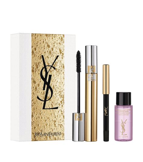 ysl blå mascara|YSL mascara gift set.